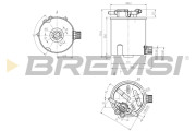 FE0782 Palivový filtr BREMSI