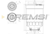 FE0799 Palivový filtr BREMSI