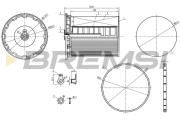 FE0802 Palivový filtr BREMSI
