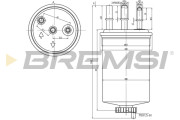 FE0828 Palivový filtr BREMSI