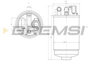 FE0829 Palivový filtr BREMSI