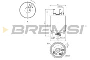 FE0832 Palivový filtr BREMSI
