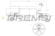 FE0845 Palivový filtr BREMSI