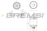 FE1316 Palivový filtr BREMSI