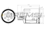 FE1500 Palivový filtr BREMSI