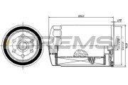 FE1508 Palivový filtr BREMSI