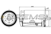 FE1509 Palivový filtr BREMSI