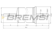 FE1512 Palivový filtr BREMSI