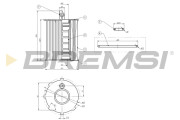 FL0020 Olejový filtr BREMSI