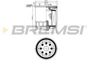 FL0032 Olejový filtr BREMSI
