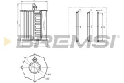 FL0135 Olejový filtr BREMSI
