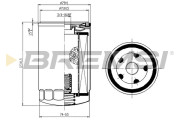 FL1306 Olejový filtr BREMSI