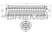 FL2350 Olejový filtr BREMSI