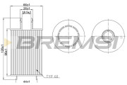 FL2570 Olejový filtr BREMSI
