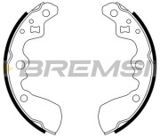 GF0911 Sada brzdových čelistí BREMSI