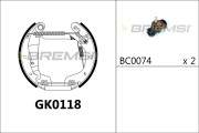 GK0118 Sada brzdových čelistí BREMSI