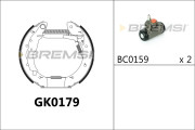 GK0179 Sada brzdových čelistí BREMSI