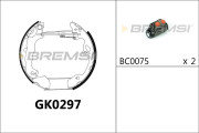 GK0297 Sada brzdových čelistí BREMSI