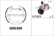 GK0309 Sada brzdových čelistí BREMSI