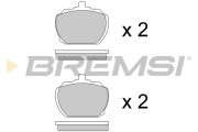 BP2102 BREMSI nezařazený díl BP2102 BREMSI