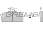 BP2151 BREMSI nezařazený díl BP2151 BREMSI
