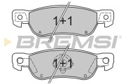 BP2436 BREMSI nezařazený díl BP2436 BREMSI