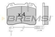 BP2506 BREMSI nezařazený díl BP2506 BREMSI