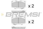 BP2623 BREMSI nezařazený díl BP2623 BREMSI