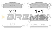 BP2837 BREMSI nezařazený díl BP2837 BREMSI