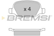 BP2890 BREMSI nezařazený díl BP2890 BREMSI