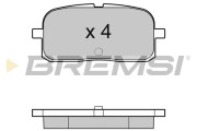 BP2988 BREMSI nezařazený díl BP2988 BREMSI