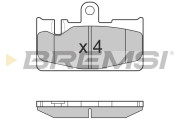 BP3022 BREMSI nezařazený díl BP3022 BREMSI