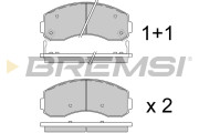 BP3044 BREMSI nezařazený díl BP3044 BREMSI