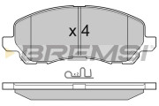 BP3080 nezařazený díl BREMSI