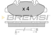 BP3100 nezařazený díl BREMSI