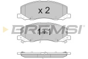 BP3378 BREMSI nezařazený díl BP3378 BREMSI