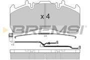 BP7324 BREMSI nezařazený díl BP7324 BREMSI