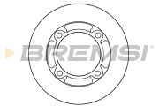 CD7919S Brzdový kotouč BREMSI