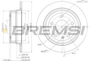 DBA120S BREMSI nezařazený díl DBA120S BREMSI