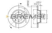 DBA215S nezařazený díl BREMSI