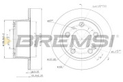 DBA247S BREMSI nezařazený díl DBA247S BREMSI