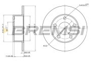 DBA265S BREMSI nezařazený díl DBA265S BREMSI