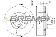 DBA366V nezařazený díl BREMSI