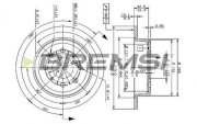 DBA468S BREMSI nezařazený díl DBA468S BREMSI