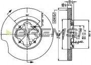 DBA619V nezařazený díl BREMSI