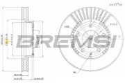 DBA738V nezařazený díl BREMSI