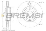 DBA827V BREMSI nezařazený díl DBA827V BREMSI