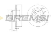 DBB157S nezařazený díl BREMSI