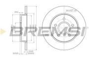 DBB226S BREMSI nezařazený díl DBB226S BREMSI