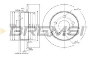 DBB258S nezařazený díl BREMSI